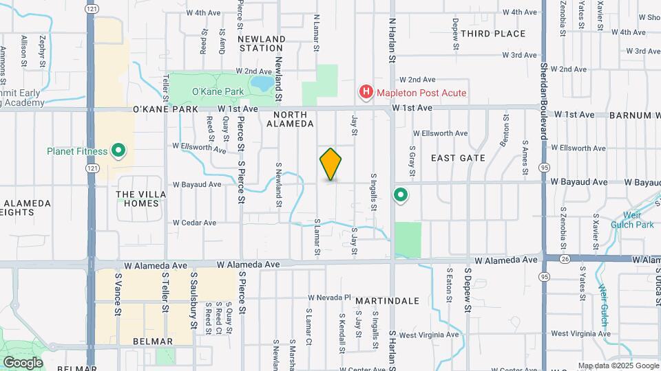 107 S Kendall St Map and Location Details