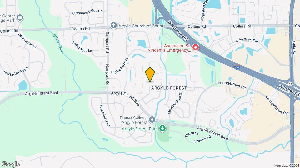 6835 Candlewood Dr S Map and Location Details