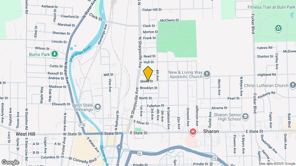 384 Meek St Map and Location Details