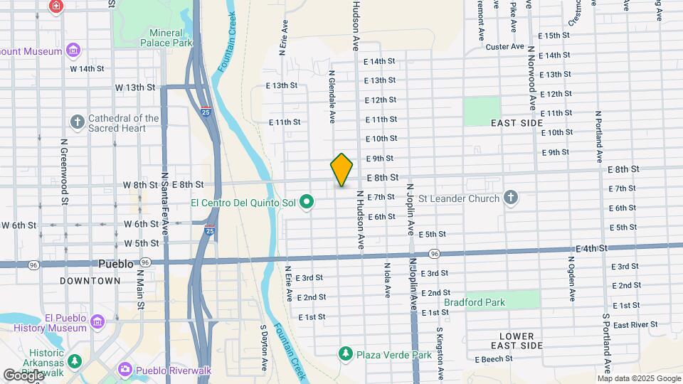 805 E 7th St Map and Location Details