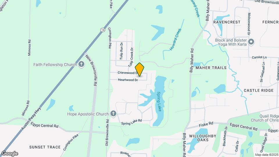 5748 Heartwood Dr Map and Location Details