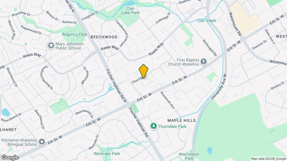 394 Churchill Ct Map and Location Details