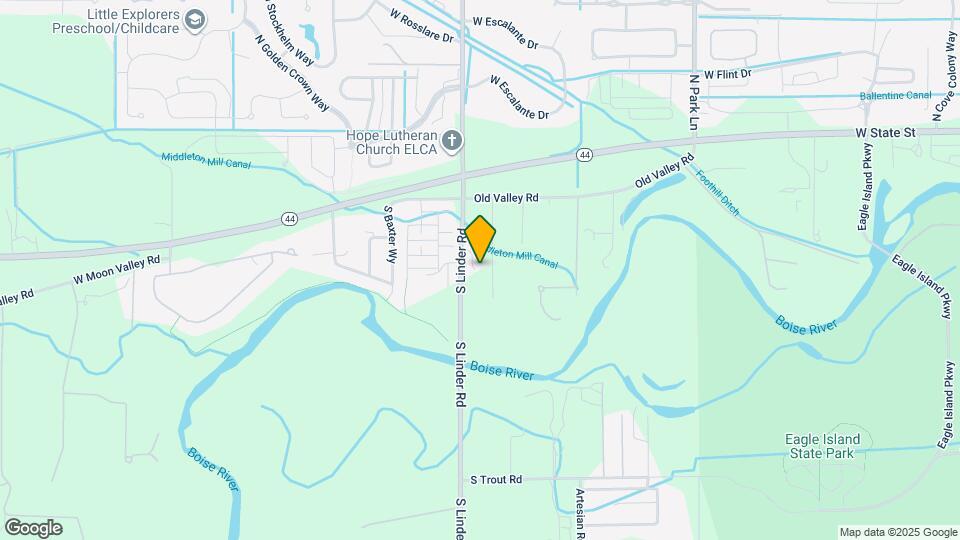 85 S Linder Rd Map and Location Details