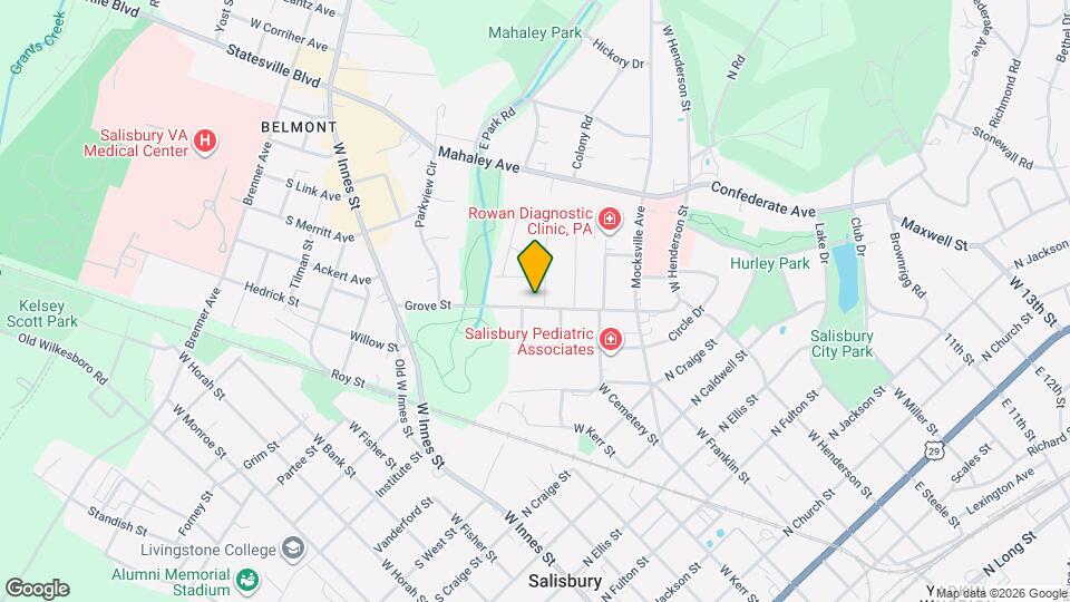 422 Grove St Map and Location Details