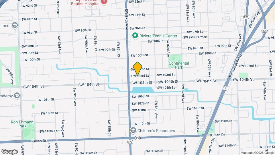 8520 SW 103rd St Map and Location Details