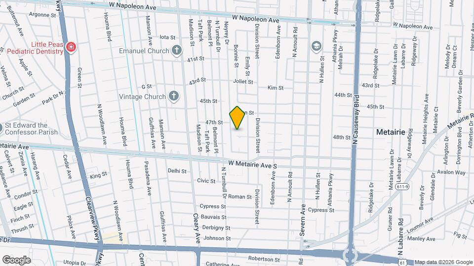 3717 Bixler St Map and Location Details