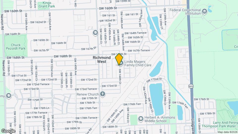 17016 SW 144th Ct Map and Location Details