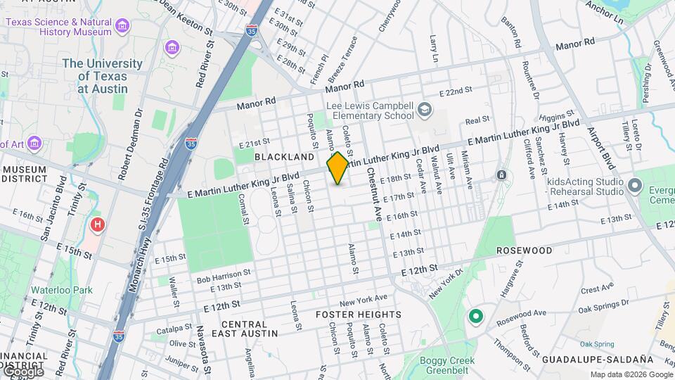 2000 E 18th St Mapa y Detalles de la Ubicación