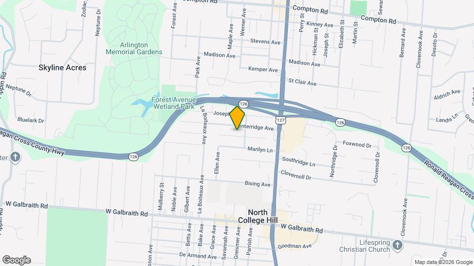 1708 Norcol Ln Mapa y Detalles de la Ubicación