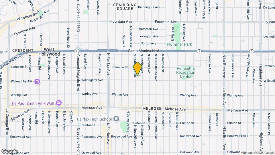 910 N Spaulding Ave Mapa y Detalles de la Ubicación