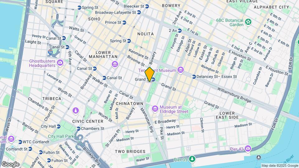 95 Chrystie St Map and Location Details