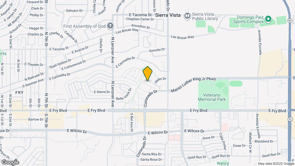 2078 Cascadia Dr Map and Location Details