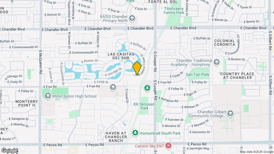 143 S Willow Creek St Map and Location Details