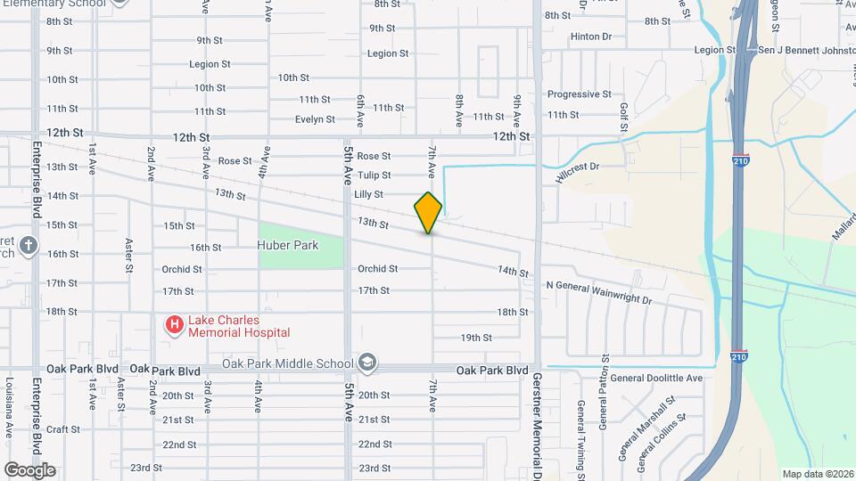 2342 13th St Map and Location Details