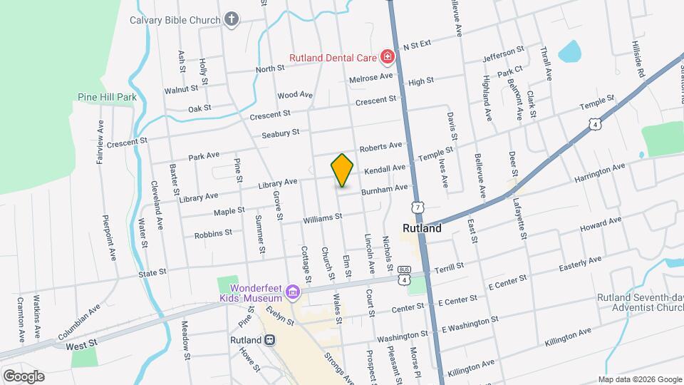 60 Elm St, Unit 4 Map and Location Details
