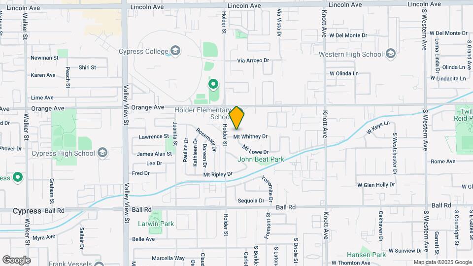 6549 Mt Whitney Dr Map and Location Details