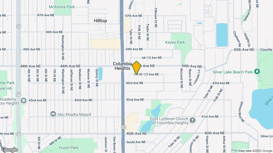 970 43 1/2 Ave NE Mapa y Detalles de la Ubicación