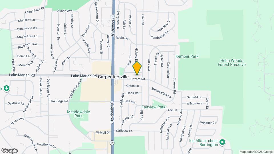 118 Hazard Rd Map and Location Details