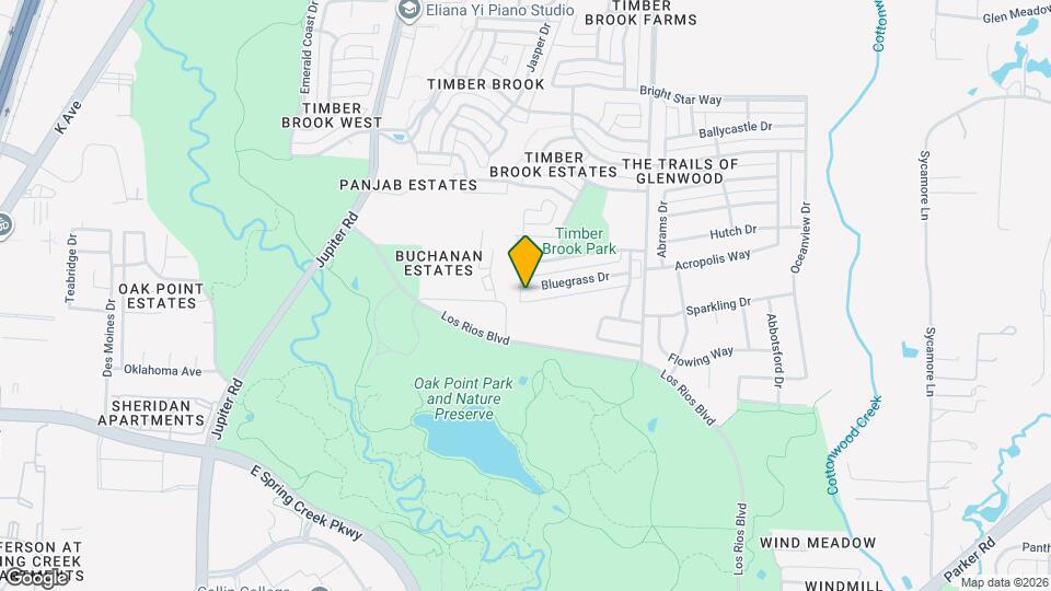 3300 Bluegrass Dr Map and Location Details