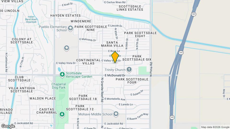 6189 N Granite Reef Rd Mapa y Detalles de la Ubicación