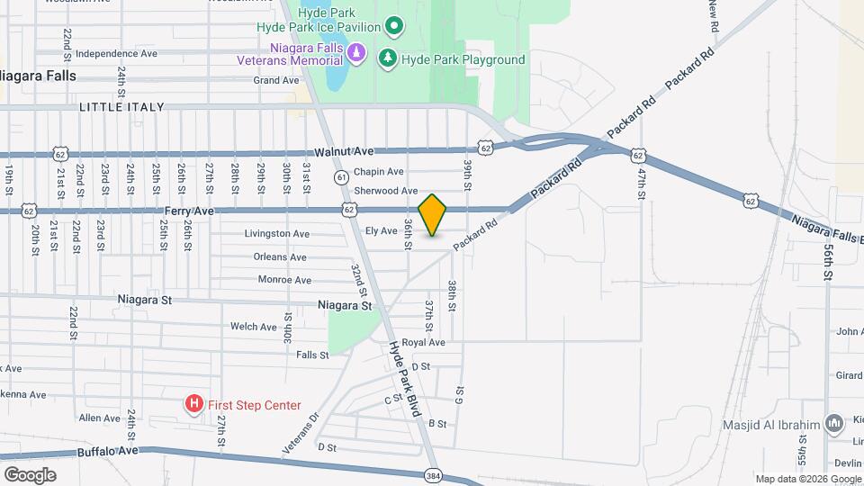 3626 Dudley Ave Map and Location Details