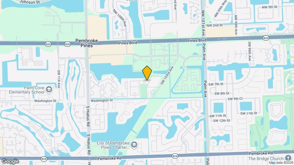 10557 SW 6th St Map and Location Details