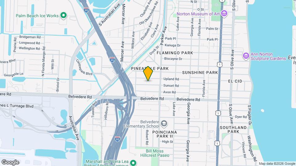 945 Sunset Rd Map and Location Details
