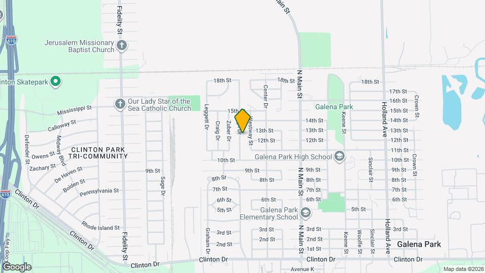 1304 Pugh Dr Map and Location Details