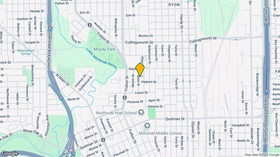 2912 Cetti St Map and Location Details