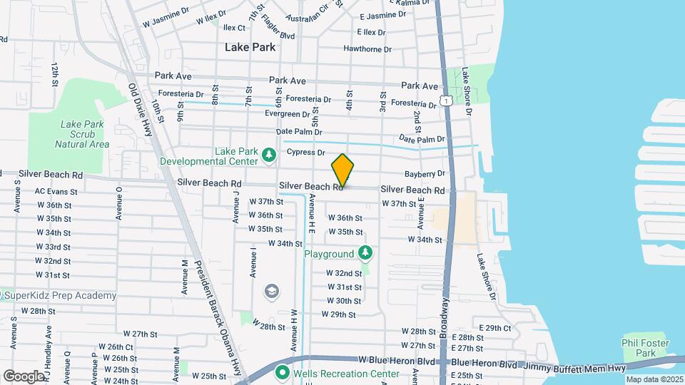 401 Silver Beach Rd Map and Location Details