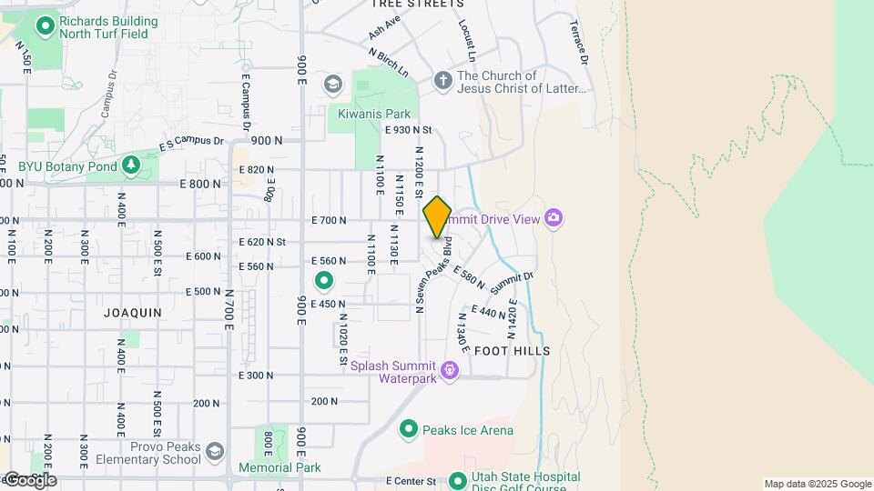 617 N Seven Peaks Blvd Map and Location Details