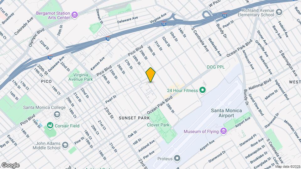 2502 28th St, Unit 4 Map and Location Details