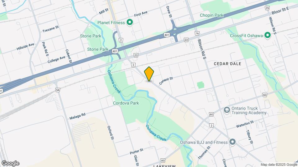 780 Simcoe St S Map and Location Details