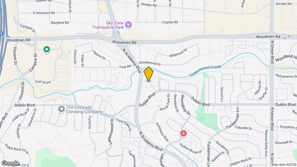 6632 Dublin Loop W Map and Location Details