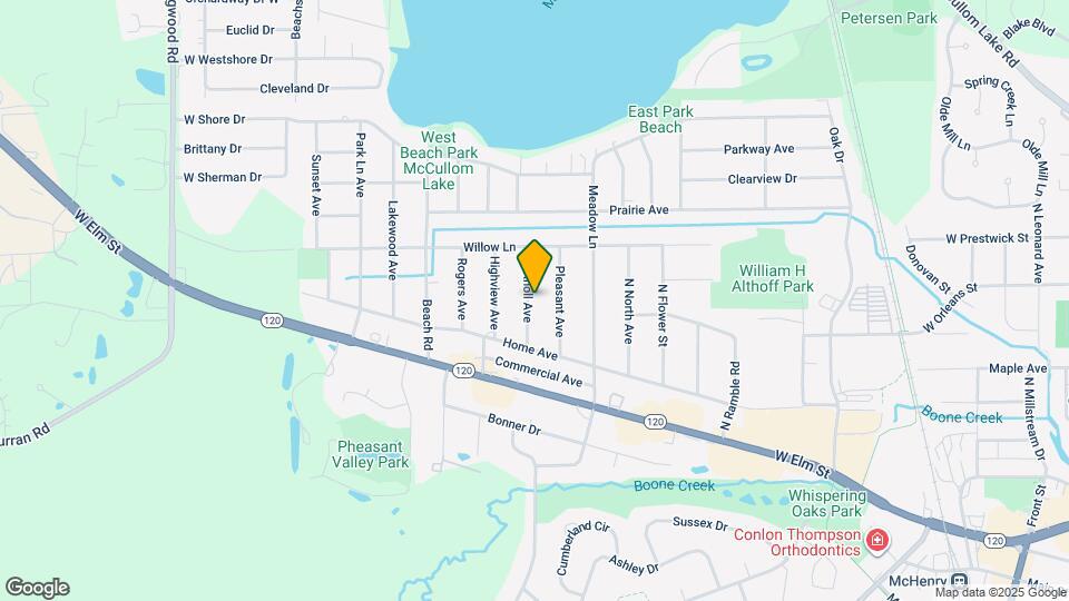 1702 Knoll Ave Map and Location Details