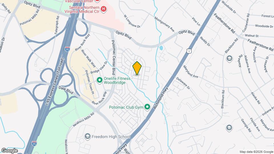 14878 Potomac Branch Dr Map and Location Details