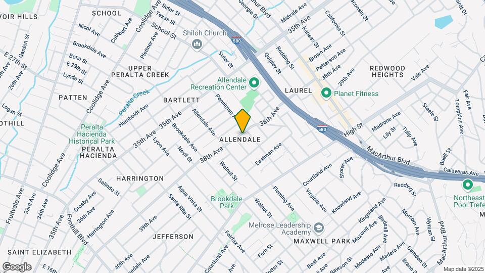 2868 38th Ave Mapa y Detalles de la Ubicación