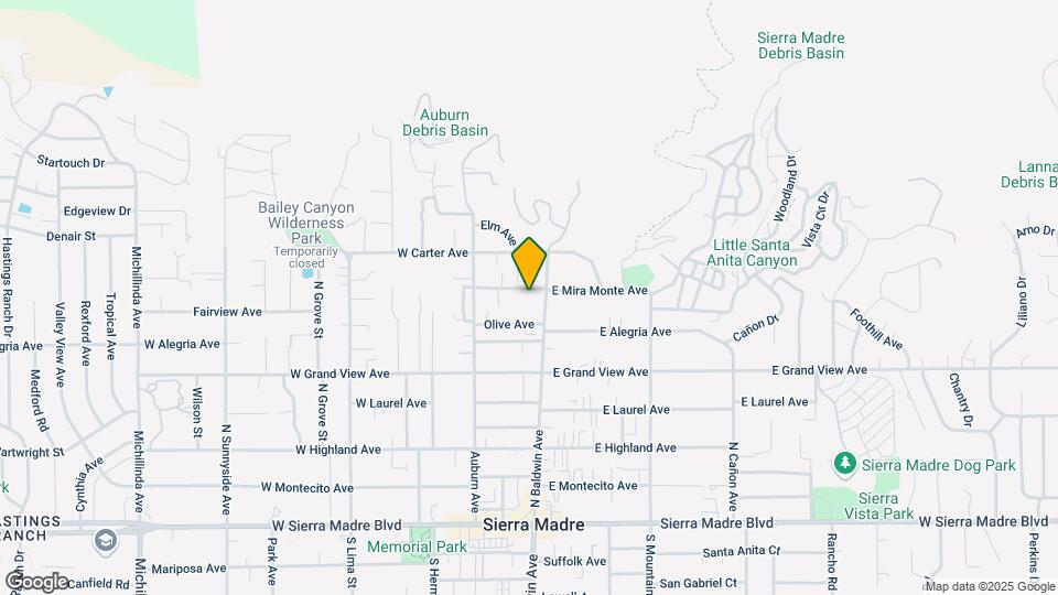 24 W Mira Monte Ave Mapa y Detalles de la Ubicación