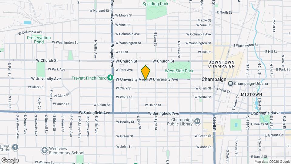 611 W University Ave Mapa y Detalles de la Ubicación