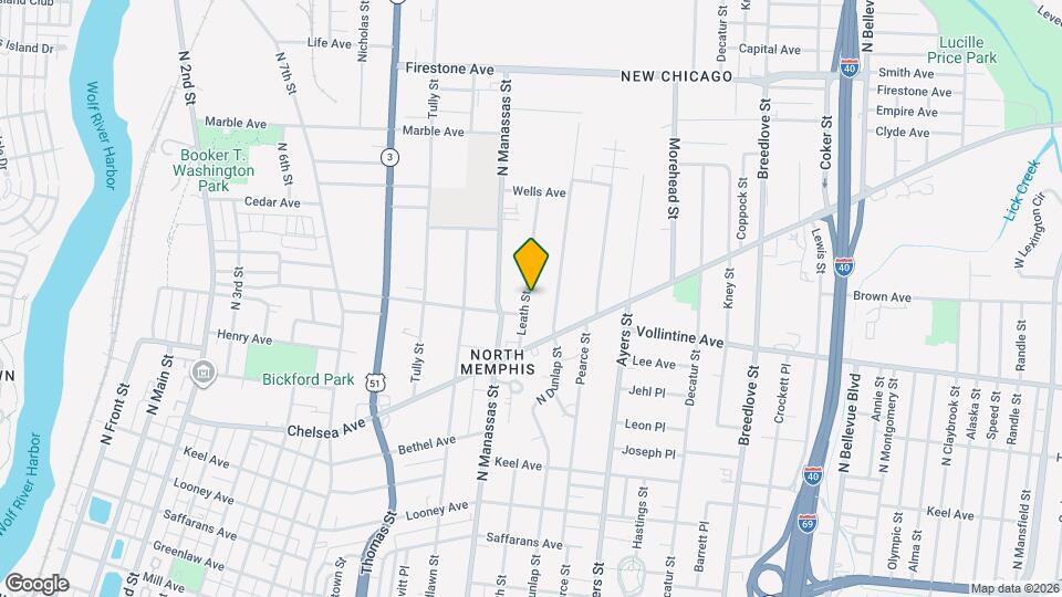 978 Leath St Map and Location Details