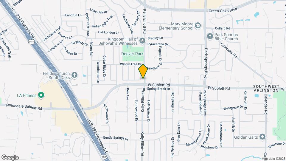 5915 Willow Crest Dr Map and Location Details