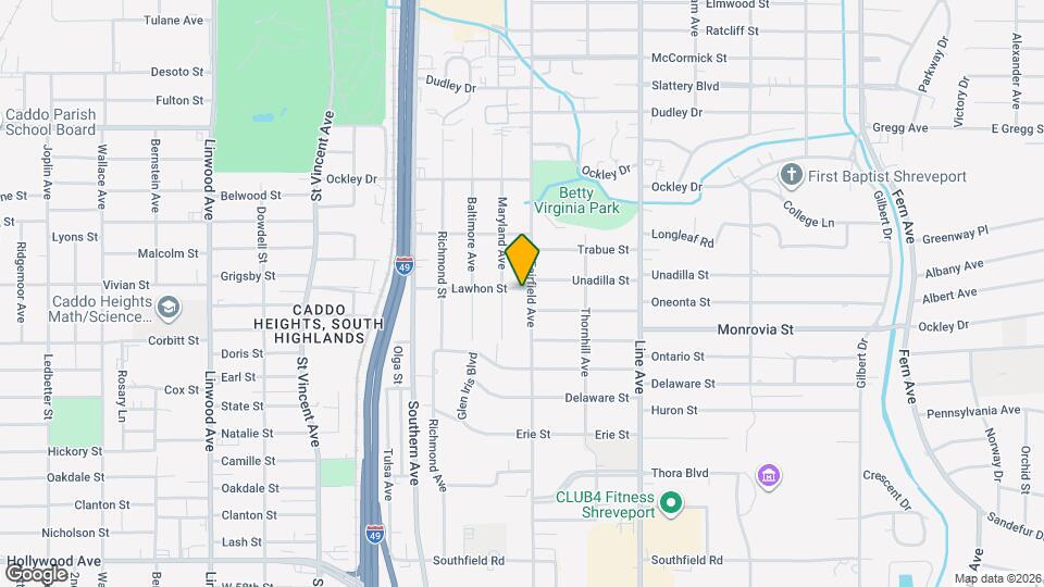 4204 Fairfield Ave Map and Location Details
