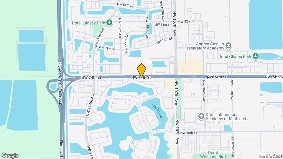 10957 NW 73rd Terrace Map and Location Details