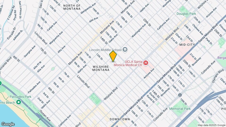 1028 Euclid St Map and Location Details