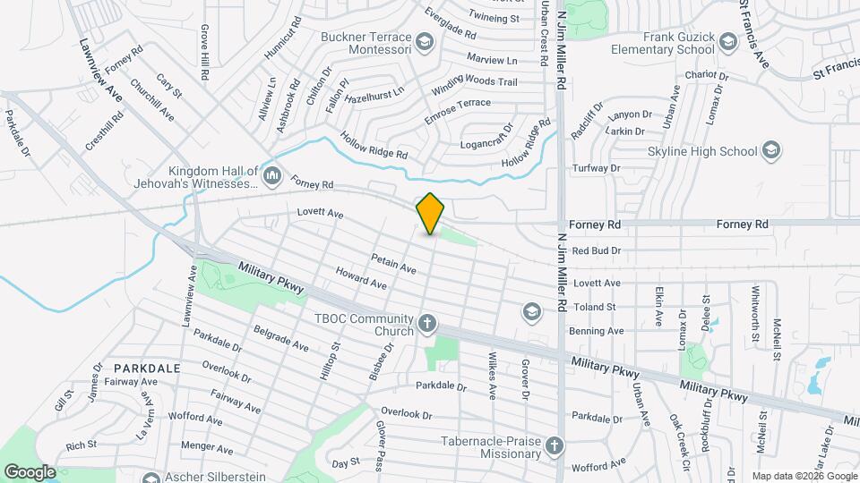 6419 Lovett Ave Map and Location Details