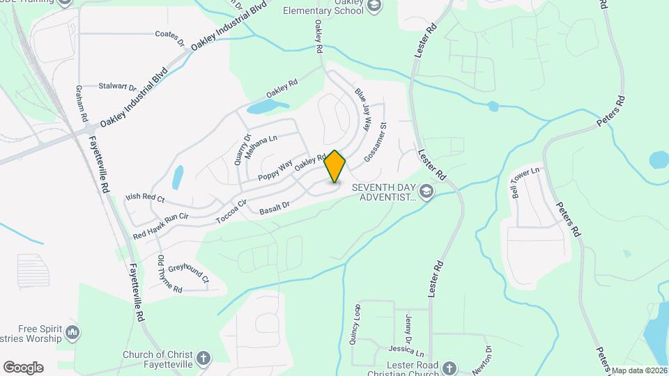 7235 Toccoa Cir Map and Location Details