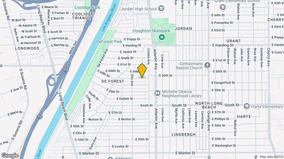466 E 60th St Map and Location Details