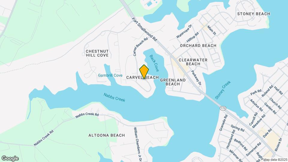 463 Carvel Beach Rd Map and Location Details