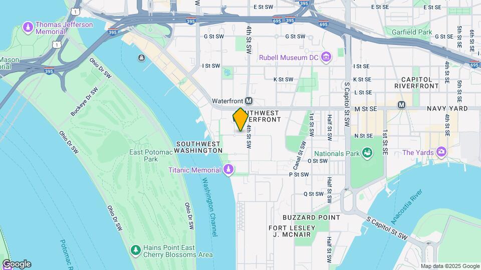 510 N St SW Mapa y Detalles de la Ubicación