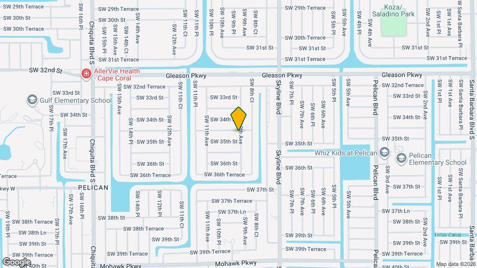 910 SW 34th Terrace Map and Location Details